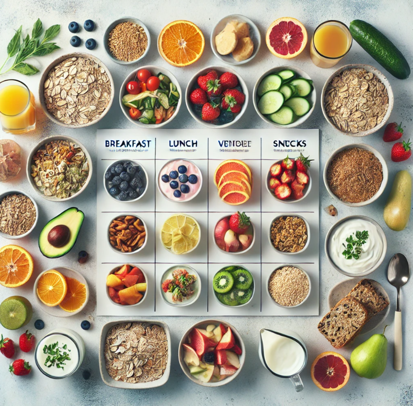 7 Day Gut Healthy Meal Plan 1,500–2,000 Calories