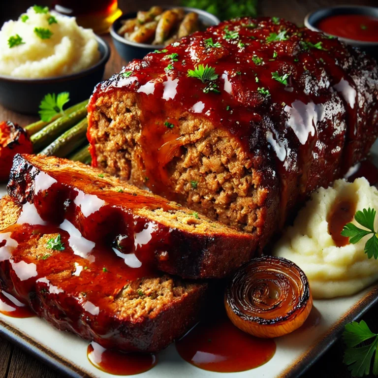 Juicy BBQ Meatloaf Recipe!