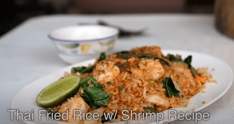 Thai Fried Rice with Shrimp (Khao Pad Goong)