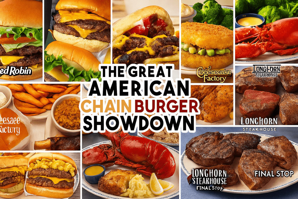 I Tried Every Chain Restaurant Burger In America