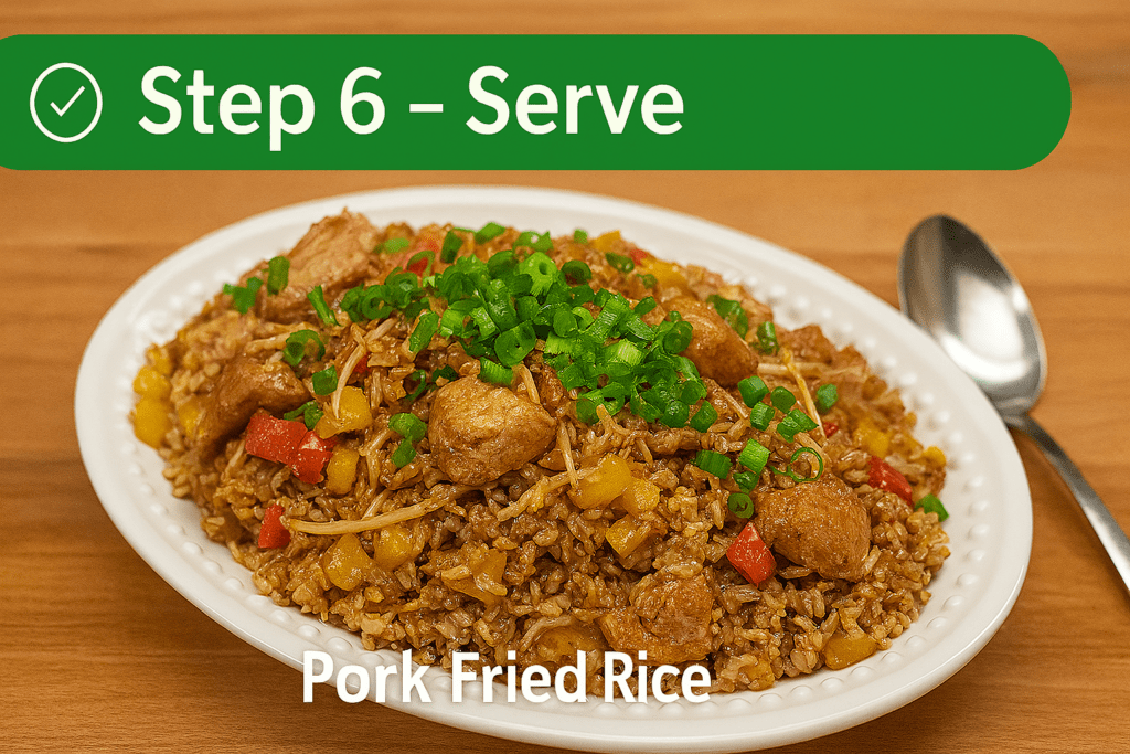 how many calories in pork fried rice